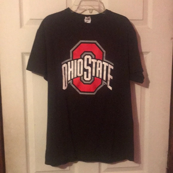 Ohio State Buckeyes Black Logo T-Shirt Mens Medium M - Picture 1 of 12